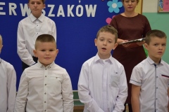 Ślubowanie uczniów klasy pierwszej